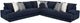 Franklin™ Neptune 3-Piece Maples Denim L-Shape Sectional-2