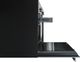Porter & Charles 24'' Black Glass with Stainless Steel Trim Steam Oven-2