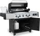 Broil King® Regal™ Q 590 Pro 5-Burner Black Freestanding Natural Gas Grill-3