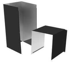 Café™ 10' Matte Black Duct Cover Extension