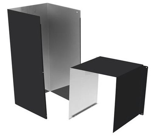 Café™ 10' Matte Black Duct Cover Extension-0