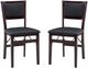 Linon Kiera Espresso Folding Chair -4
