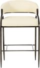 TOV Furniture Tatum Black/Cream Jacquard Counter Stool-3
