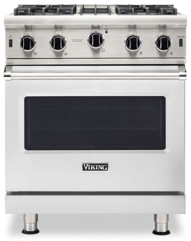 Viking® 4 Piece Stainless Steel Gas Kitchen Package-3