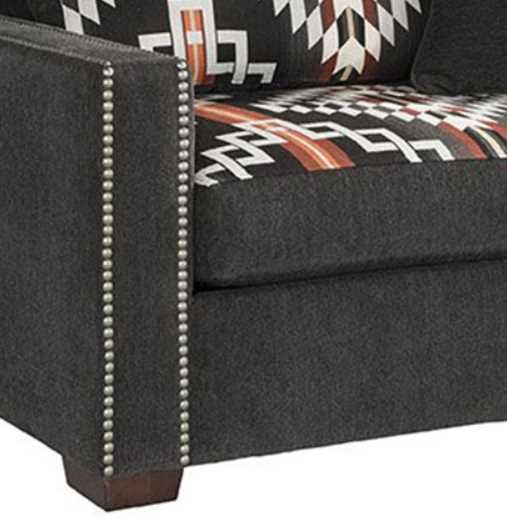Marshfield Furniture James Black Chair and Half-1
