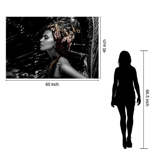 Classy Art Woman Head Piece Wall Art-2