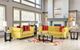Furniture of America® Eliza Royal Yellow Sofa-1