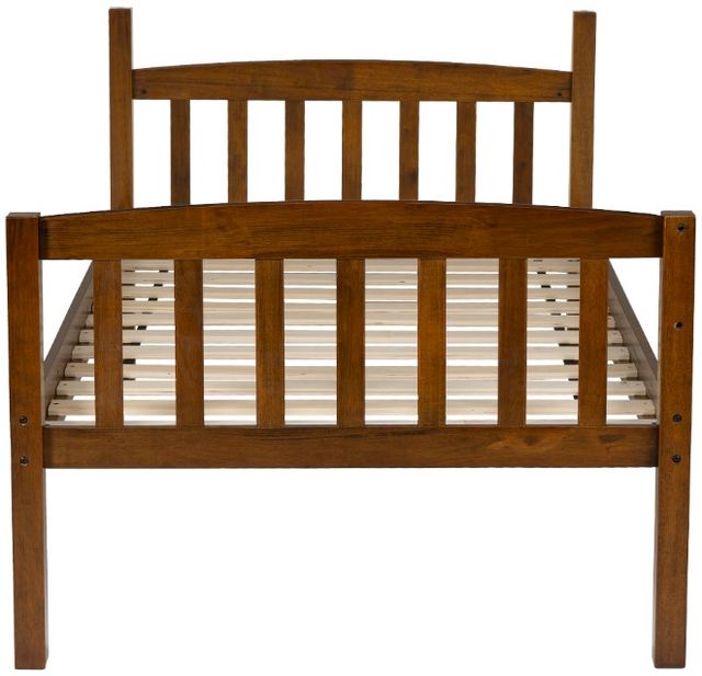 Linon Parker Oak Twin Over Twin Bunk Bed-3