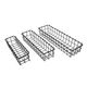 A & B Home 3-Piece Grey Wire Basket Set-0