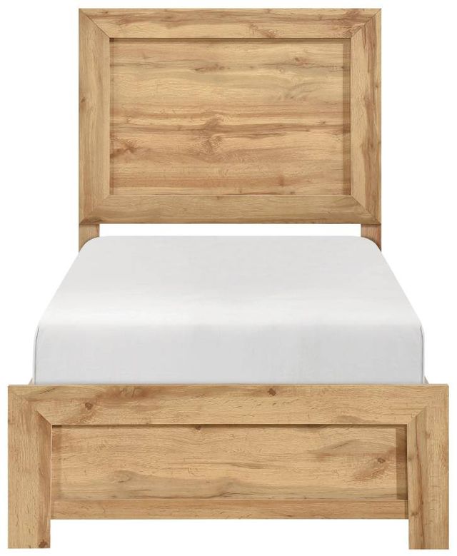 Homelegance® Corbin Natural Twin Youth Panel Bed in a Box-2