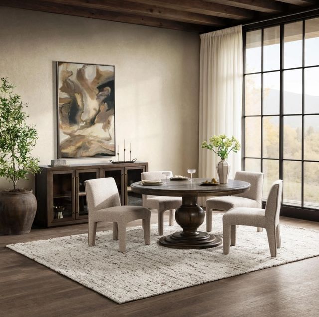 Classic Home Branzon Sandy Brown Upholstered Dining Chair-1