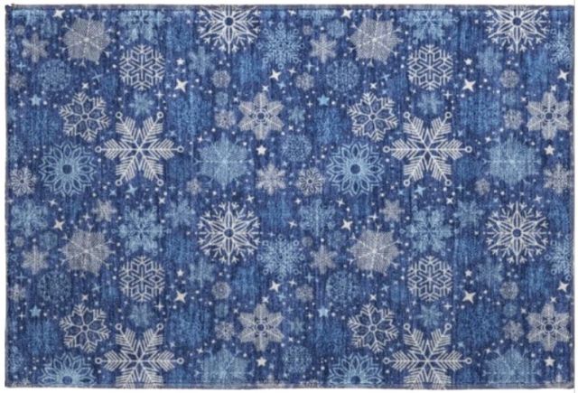 Dalyn™ Rug Company Merry & Bright MY25 Navy 5'x8' Area Rug-1