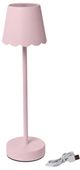 Two's Company Pink Portable Table Lamp-1