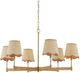 Forty West Beck Gold Chandelier-2
