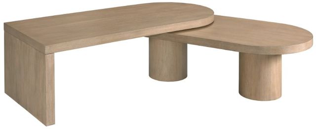 Hammary® Indiya Sandalwood Swivel Coffee Table-2