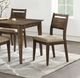 Winners Only® Zoey Beige/Brown Dining Side Chair-2
