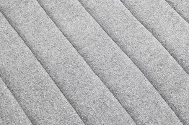 Furniture of America® Hoople Light Gray Channel Tufted Swivel Chair-2