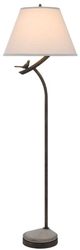 Cal® Lighting & Accessories Rancho Black Iron Floor Lamp-1