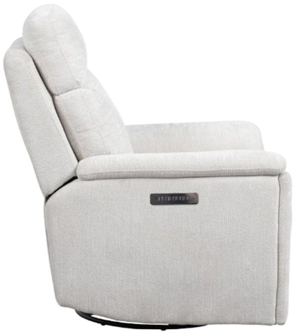 Flexsteel® Customizable Refined Power Swivel Gliding Recliner with Power Headrest and Lumbar-3