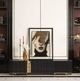 Michael Amini® Lisbon Silken Matte Black Media Cabinet-1