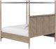Bernards Citrus Heights Sand Queen Canopy Bed-4