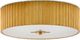 Currey & Company Caravel Gold Leaf Flush Mount Lighting-1