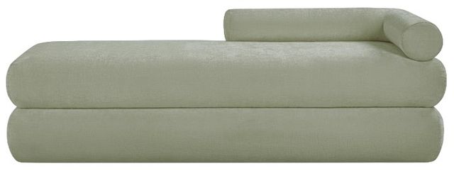 Meridian Furniture Kennedy Mint Chenille Fabric Bench-1