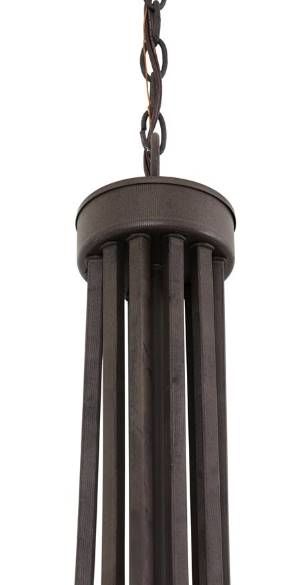 YHD Sequoia Dark Brown 7-Light Chandelier-4