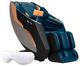 Elements International Enrich Navy/White Massage Chair with Eye Massager-0