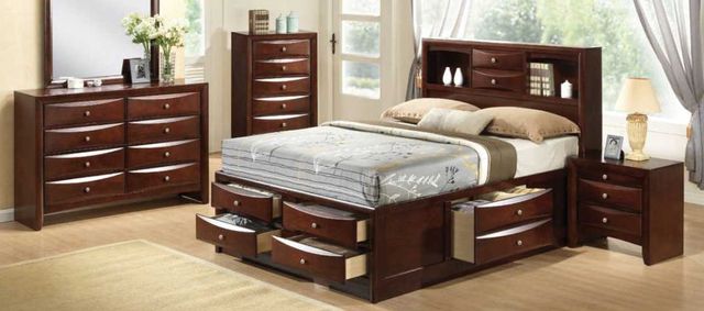 American Wholesale Furniture Emily Merlot Dresser-1