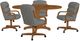 Chromcraft™ Customizable Nova Harrison 5-Piece Dining Set-3