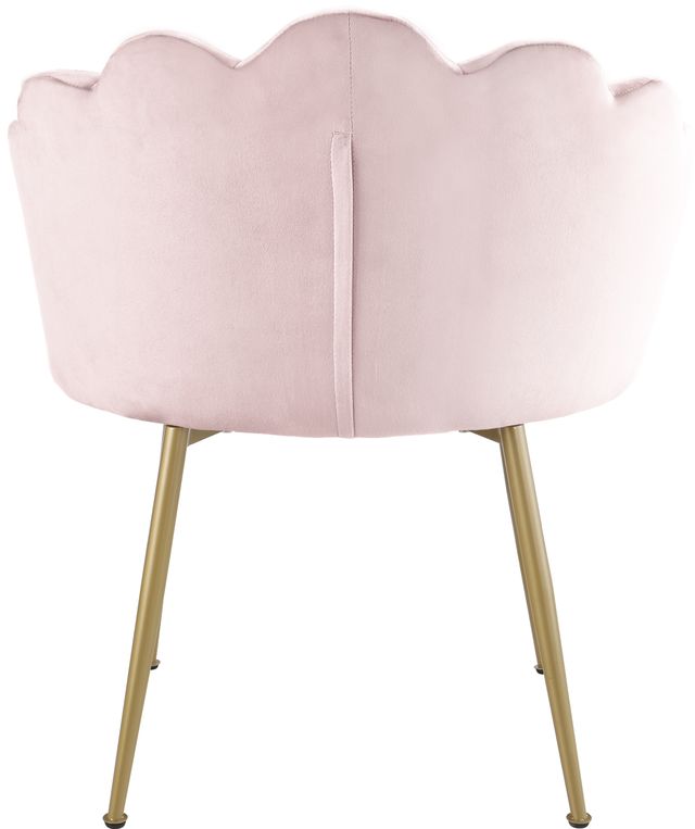Meridian Furniture Claire Pink Velvet Dining Chair-2