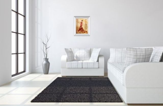 Classy Art Pista Rojo by Tava Studio Framed Wall Art-2