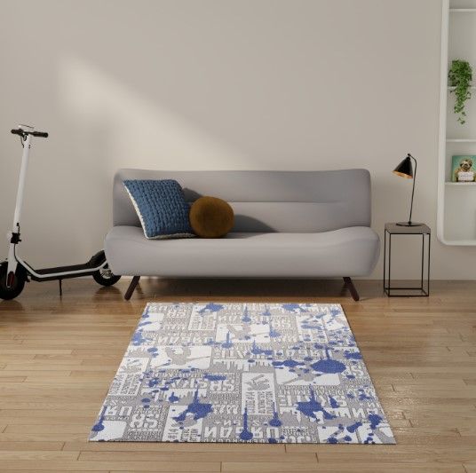 Nourison Home™ Imagination Blue 5'x7' Area Rug-1