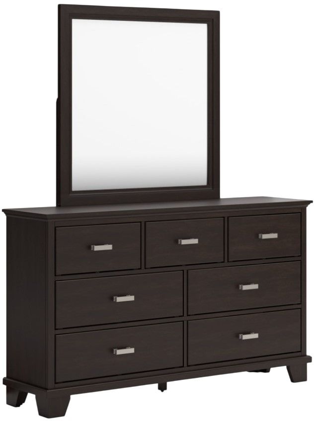 Signature Design by Ashley® Covetown Dark Brown Dresser and Mirror-0