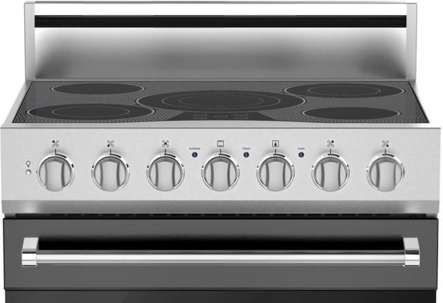 Viking® 3 Series 30" Damascus Gray Pro Style Electric Range-1