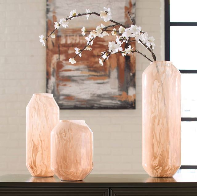Signature Design by Ashley® Dushby Blush Pink 20'' Vase-4