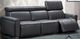 Via Furniture Orleans Black Power Reclining Sofa with Adjustable Headrest-0