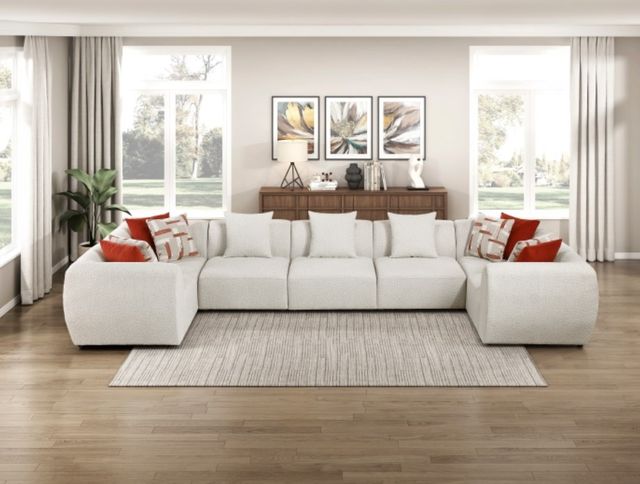 Homelegance® Franz 7-Piece Beige U-Shaped Sectional-1