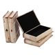 A & B Home 4-Piece Beige Ace Playing Cards Book Box Set-2