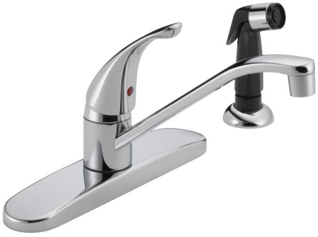 Peerless Core Chrome 8" Single Handle Kitchen Faucet-0