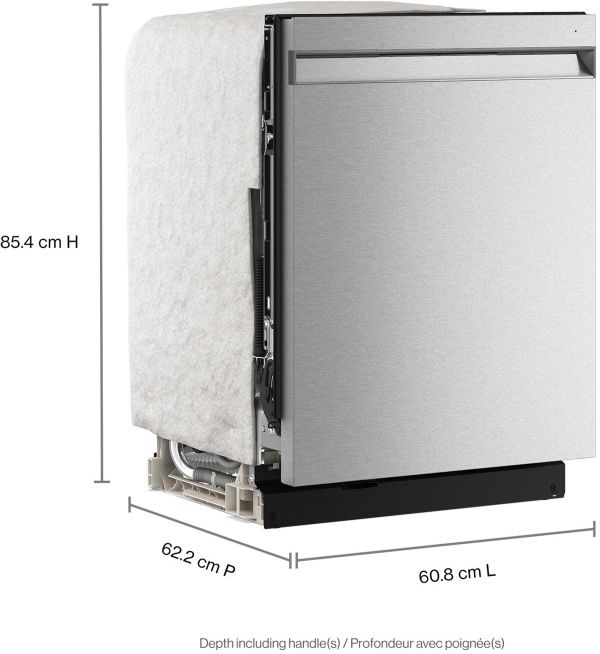 KitchenAid® 24" PrintShield Stainless Steel 360° Max Jets™ Third Rack Top Control Built-In Dishwasher with Advanced ProDry™ System-3