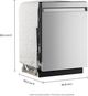 KitchenAid® 24" PrintShield Stainless Steel 360° Max Jets™ Third Rack Top Control Built-In Dishwasher with Advanced ProDry™ System-3