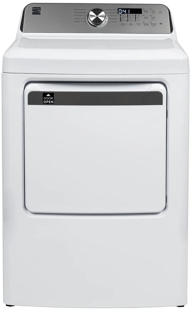 Kenmore® 7 Cu. Ft. White Front Load Electric Dryer With Sensor Drying   -0