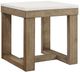 Steve Silver Co. Calla 3-Piece Driftwood/White Marble Occasional Table Set-3