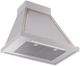 Ilve® Nostalgie II Noblesse 30" Stainless Steel Wall Mounted Range Hood with Copper Trim-1