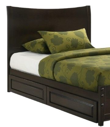Night & Day Furniture™ Spices Bedroom K-Series Blackpepper Dark Chocolate Twin Panel Bed-1