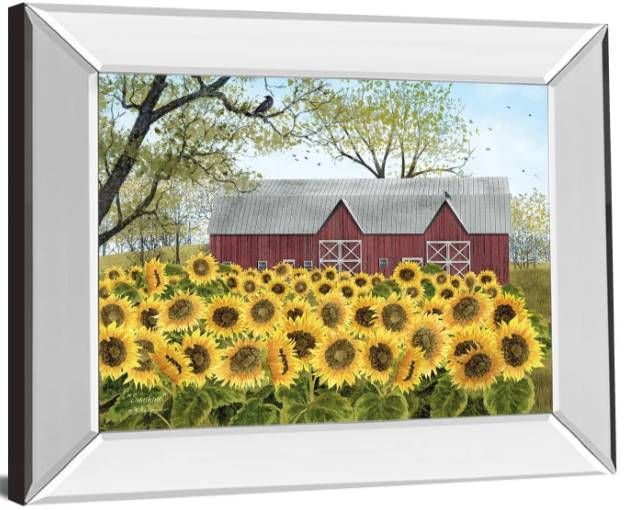 Classy Art Sunshine by Billy Jacobs Mirrored Frame Wall Art-1