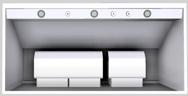 Vent-A-Hood® 48" White Wall Mounted Range Hood-3