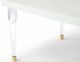 Meridian Furniture Bethany White High Gloss Dining Table-2